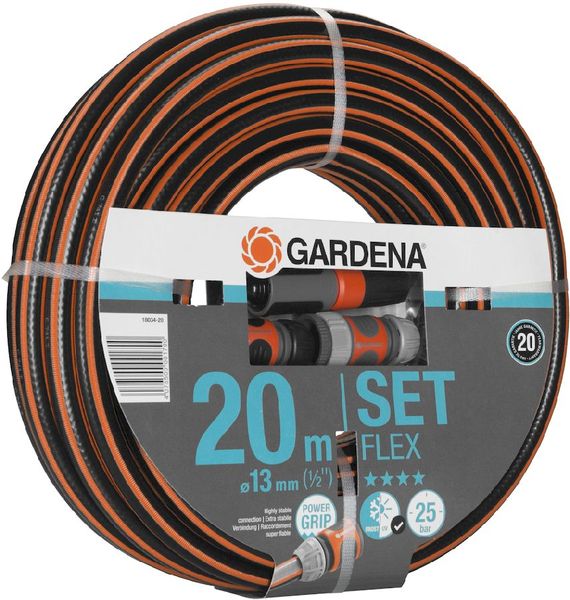 Gardena Comfort Flex 20 meter Ø 13 mm tuinslang met koppelingen