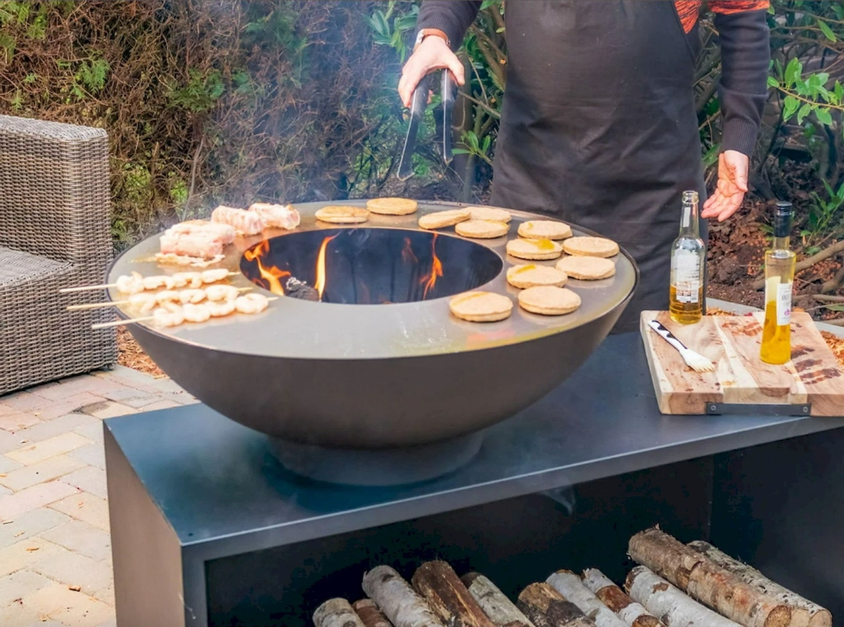 RedFire ONYX Classic Table Vuurschaal Bbq 80 Cm