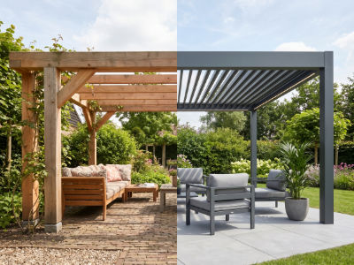 Aluminium vs. Hout: Een eerlijk vergelijk voor jouw overkapping - Tips ...