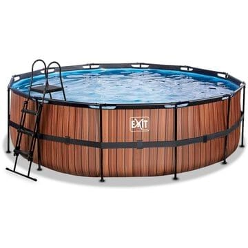 exit wood zwembad 450 x 122 cm met zandfilterpomp en trap beoordelingen