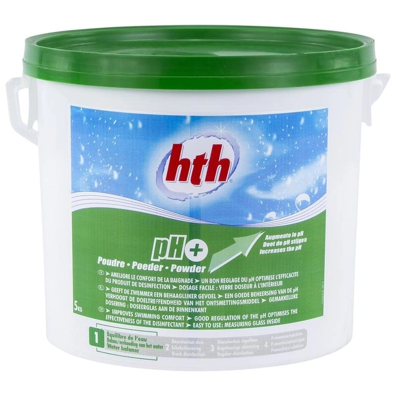 HTH ph plus poeder 5 kg. Extra voordelige verpakking