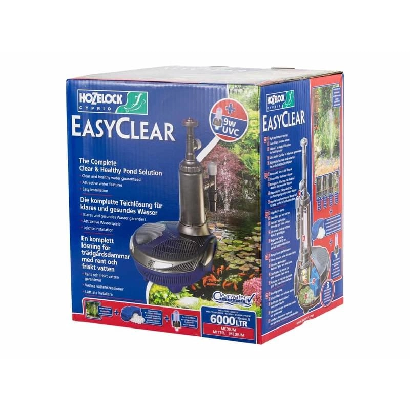 thumbnail interactive-video image 1 of Finest-Filters Hozelock Easyclear 6000 Pond Filter Kit – Foam Sponges & UV Bulb Lamp 1 of 5