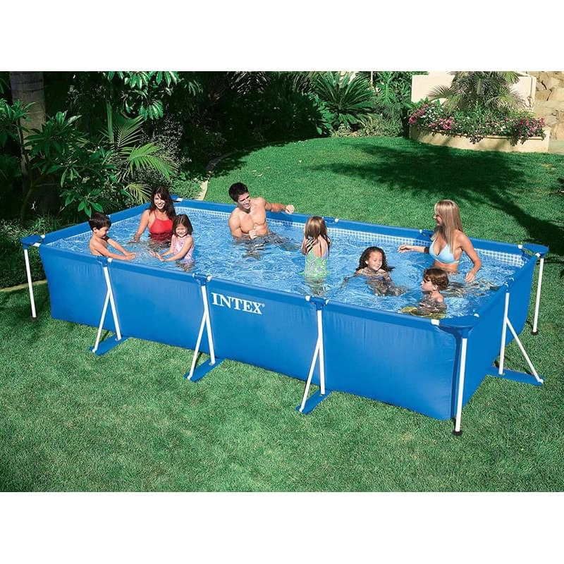Intex Swimming Pool Family Frame 300 X 200 X 75 Cm Youtube