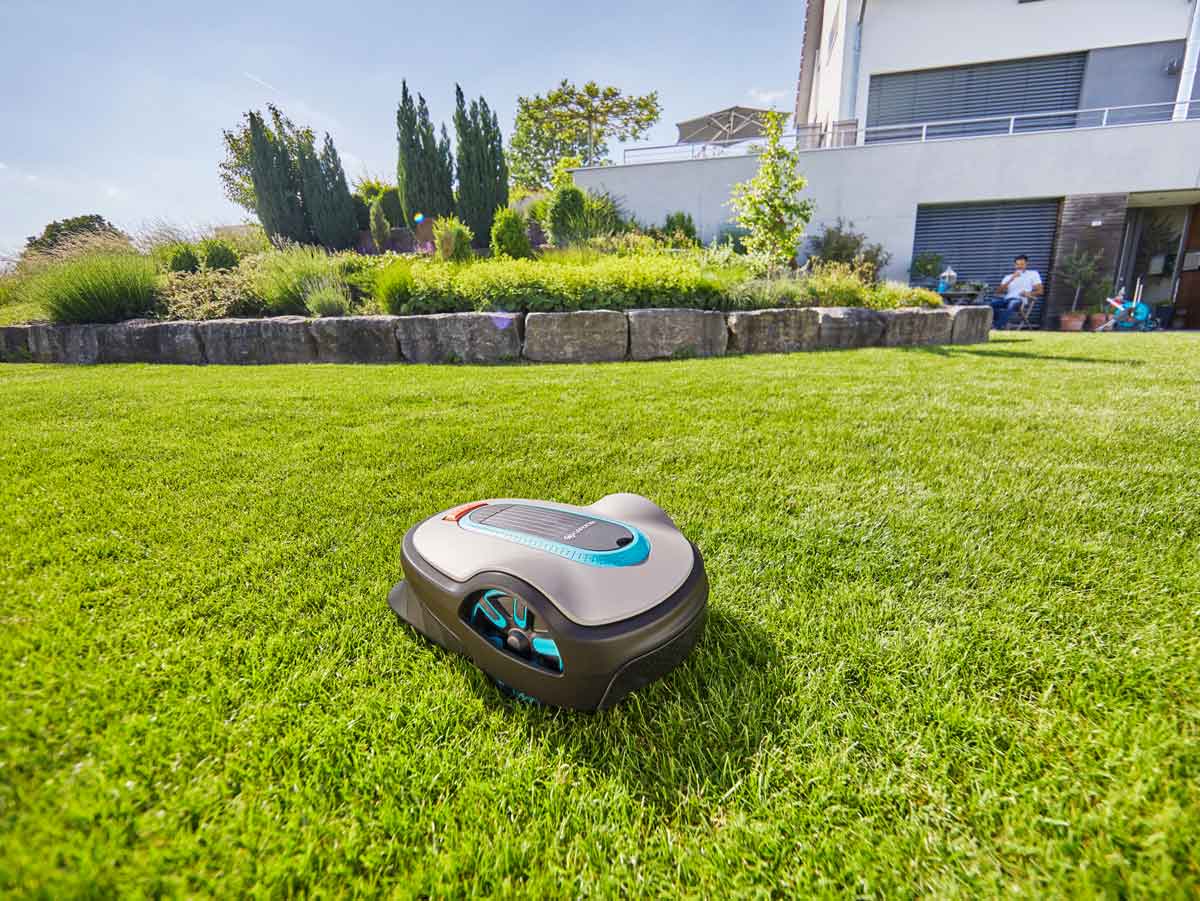 Gardena Sileno Life 1000 m² robotmaaier in werking