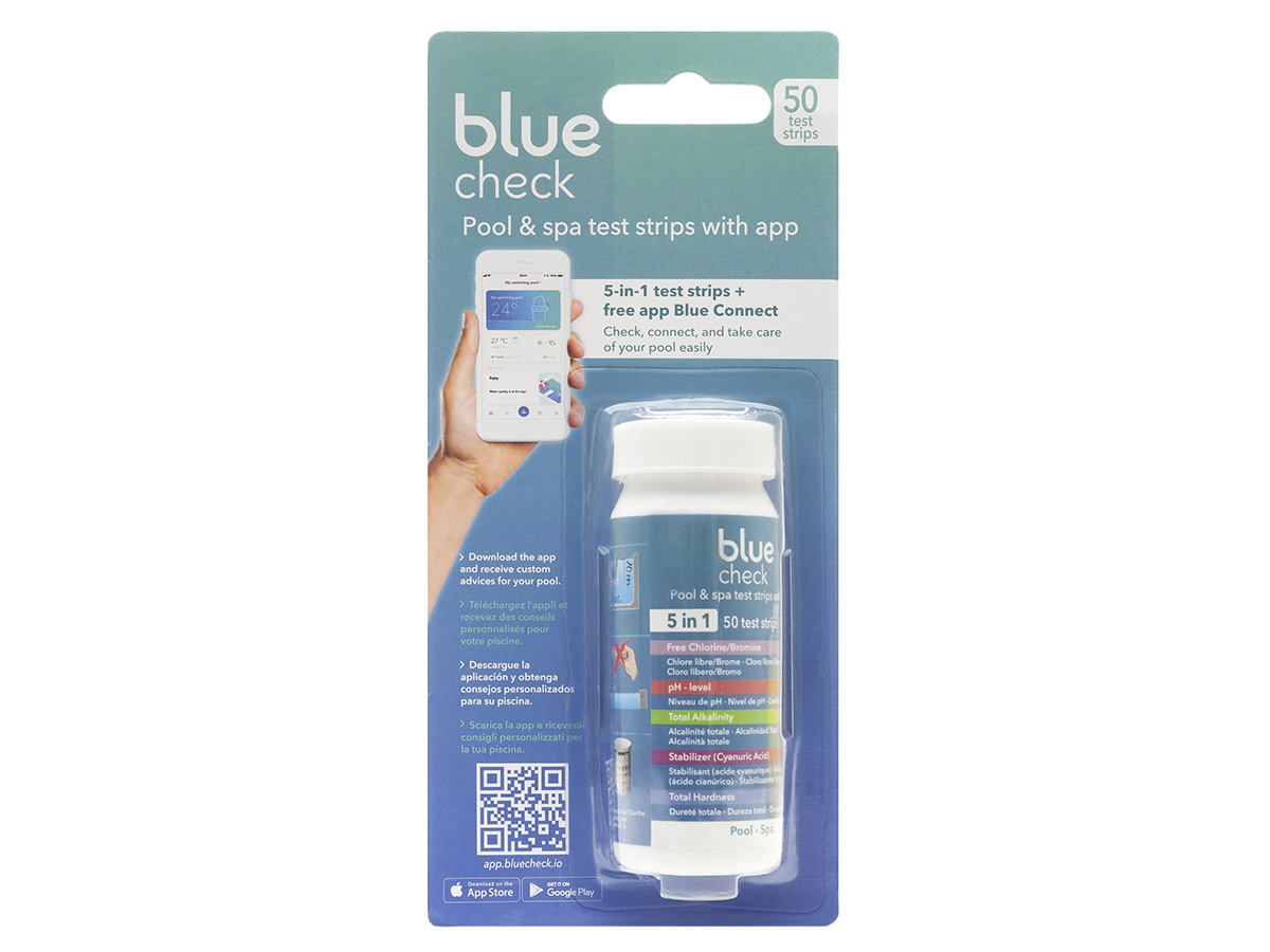 Blue Check teststrips met app