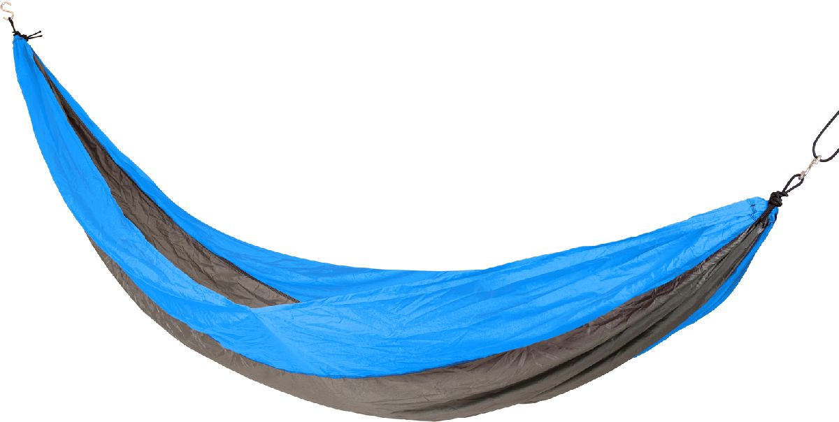Bo Camp Travel Hammock Hover 1 persoons reishangmat Blauw Grijs