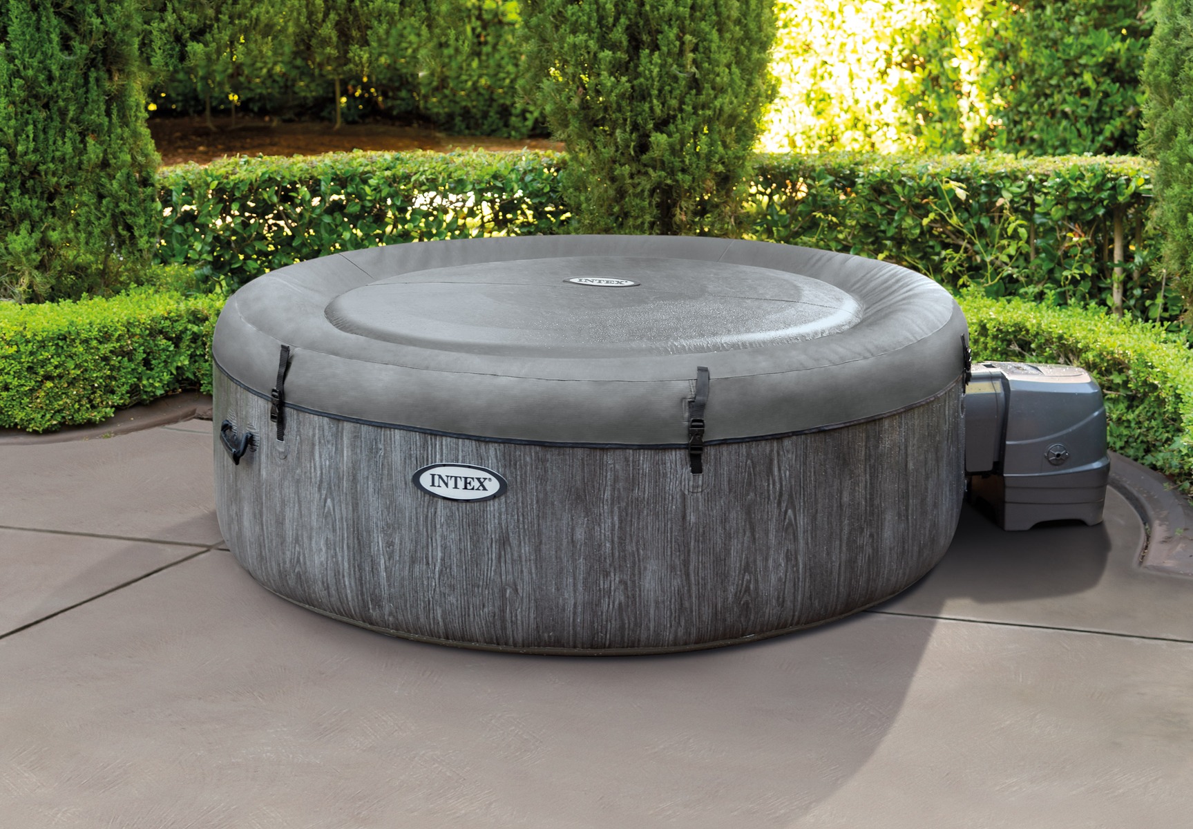Intex Pure Spa Greywood Deluxe opblaasbare spa - 4 persoons