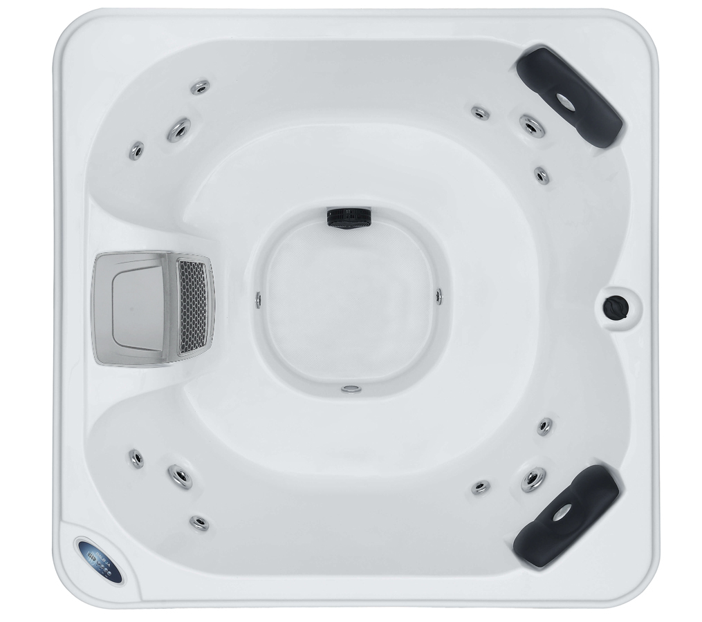 W'eau 4 persoons jacuzzi - bovenaanzicht