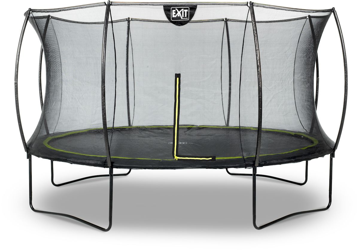 Exit Silhouette trampoline met net Ø 366 cm Zwart