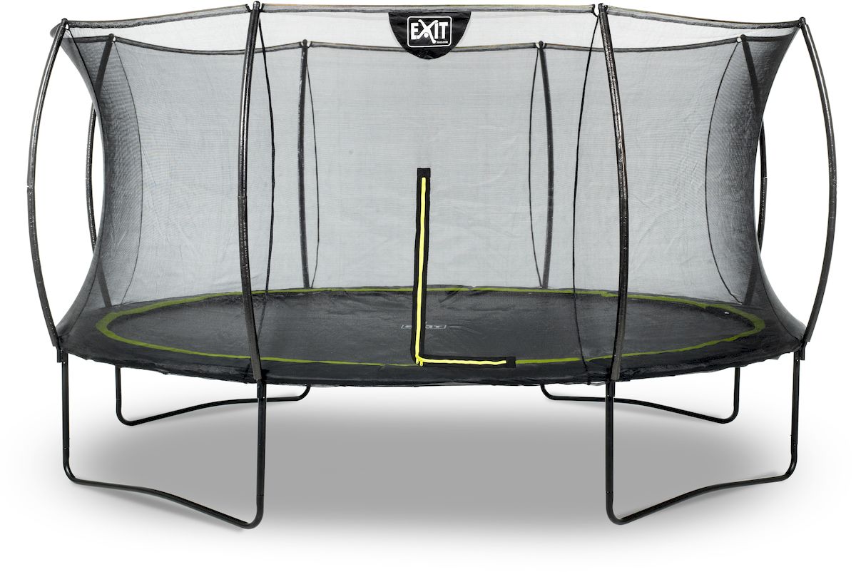 Exit Silhouette trampoline met net Ø 427 cm Zwart