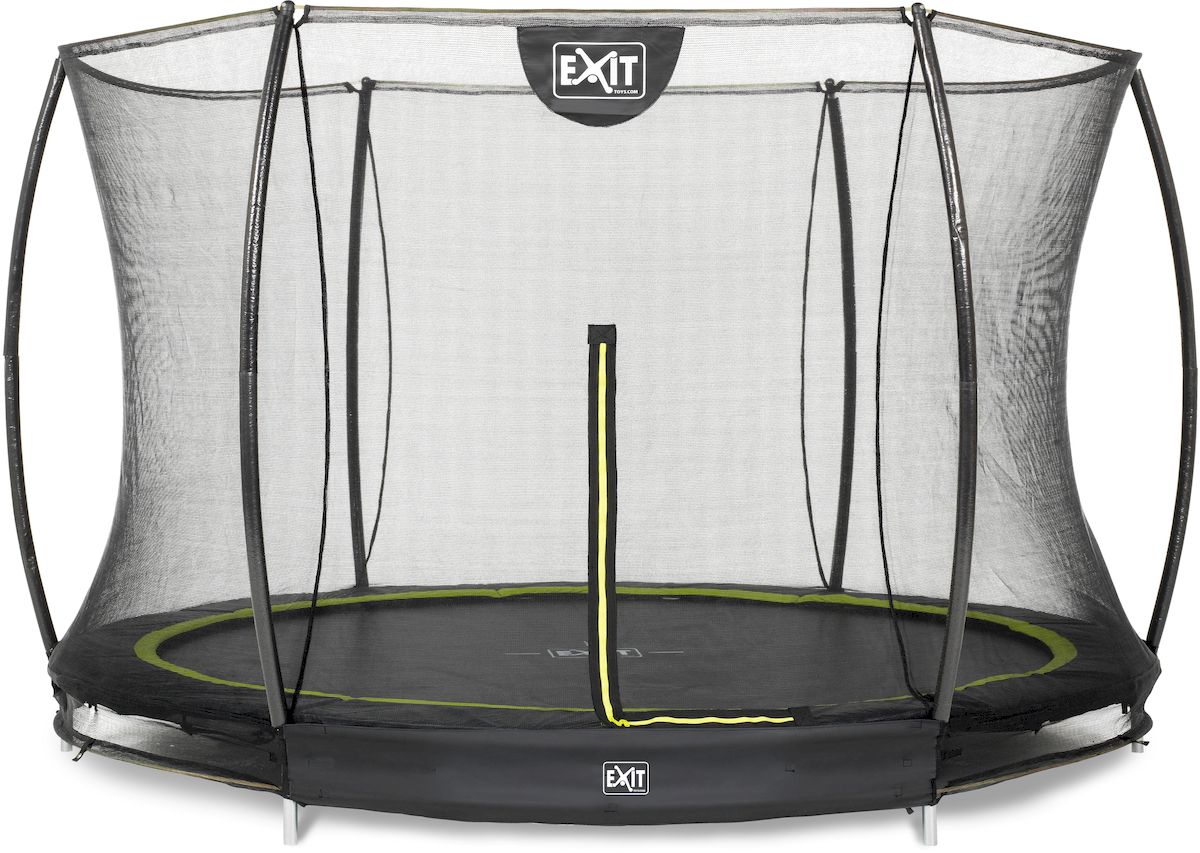 Exit Silhouette InGround trampoline met net - Ø 305 cm - Zwart