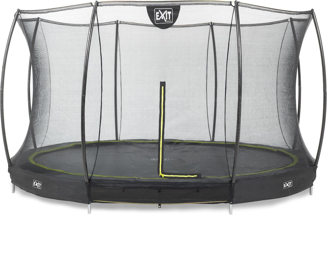 Exit Silhouette InGround trampoline met net - Ø 366 cm - Zwart aanbieding