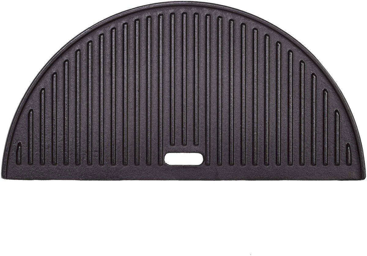 Kamado Joe Halfrond tweezijdig gietijzeren grillplaat voor Classic Joe