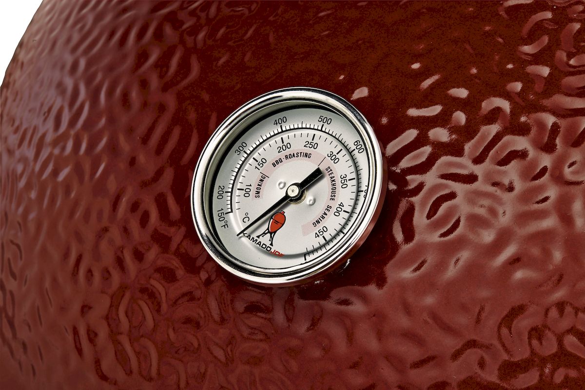 Kamado Joe Classic barbecue - thermometer in deksel