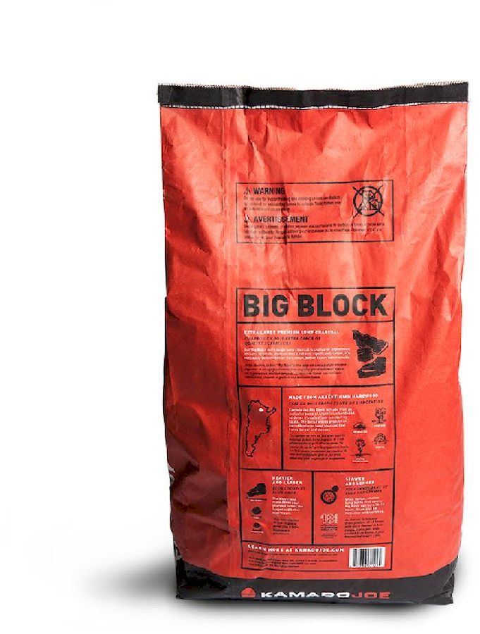 Kamado Joe Big Block houtskool 9.07 kg achterkant