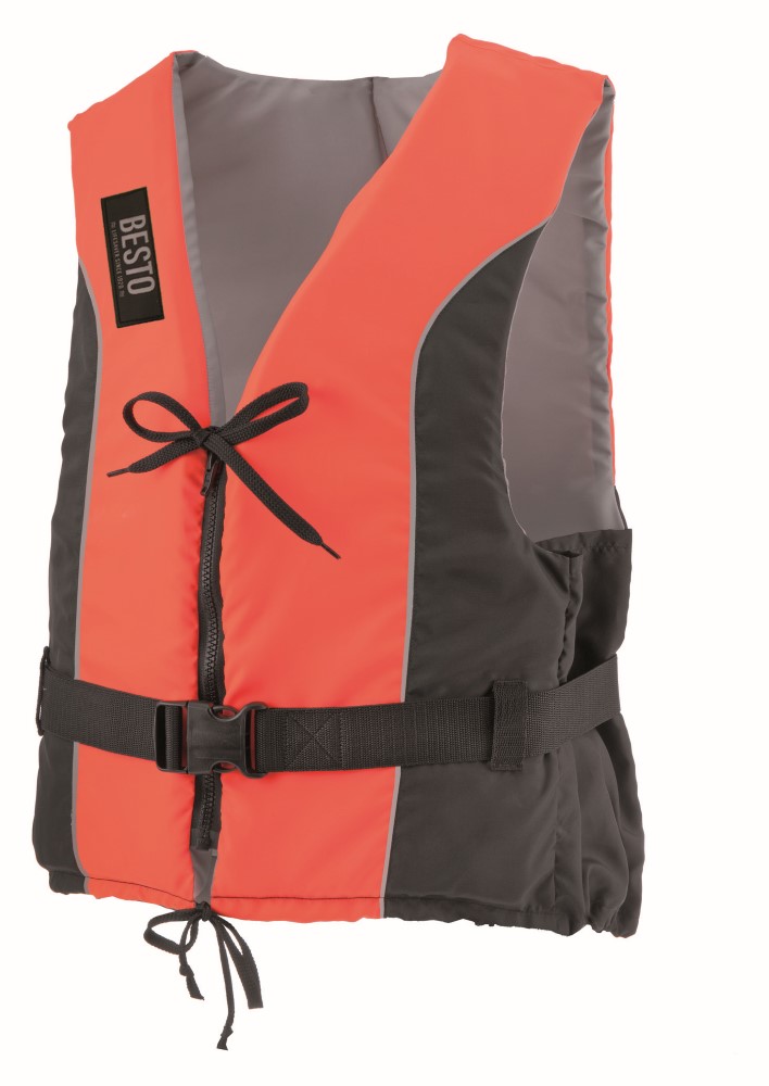 Besto Dinghy Zipper 50N zwemvest - Oranje XL