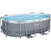 Bestway Power Steel ovaal zwembad - 305 x 200 x 84 cm - met filterpomp en accessoires