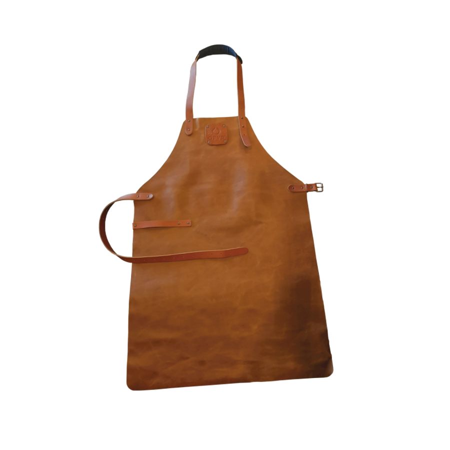 OFYR Leren schort - Bruin