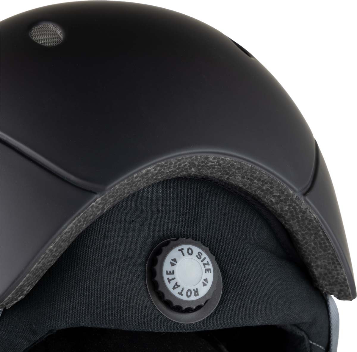 Sinner Titan Visor skihelm - Matte Black - Blauwe lens