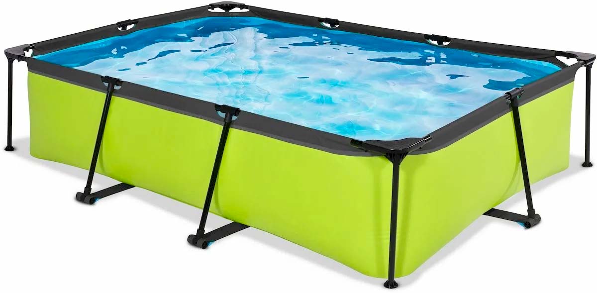 EXIT Lime zwembad - 220 x 150 x 65 cm - met filterpomp aanbieding