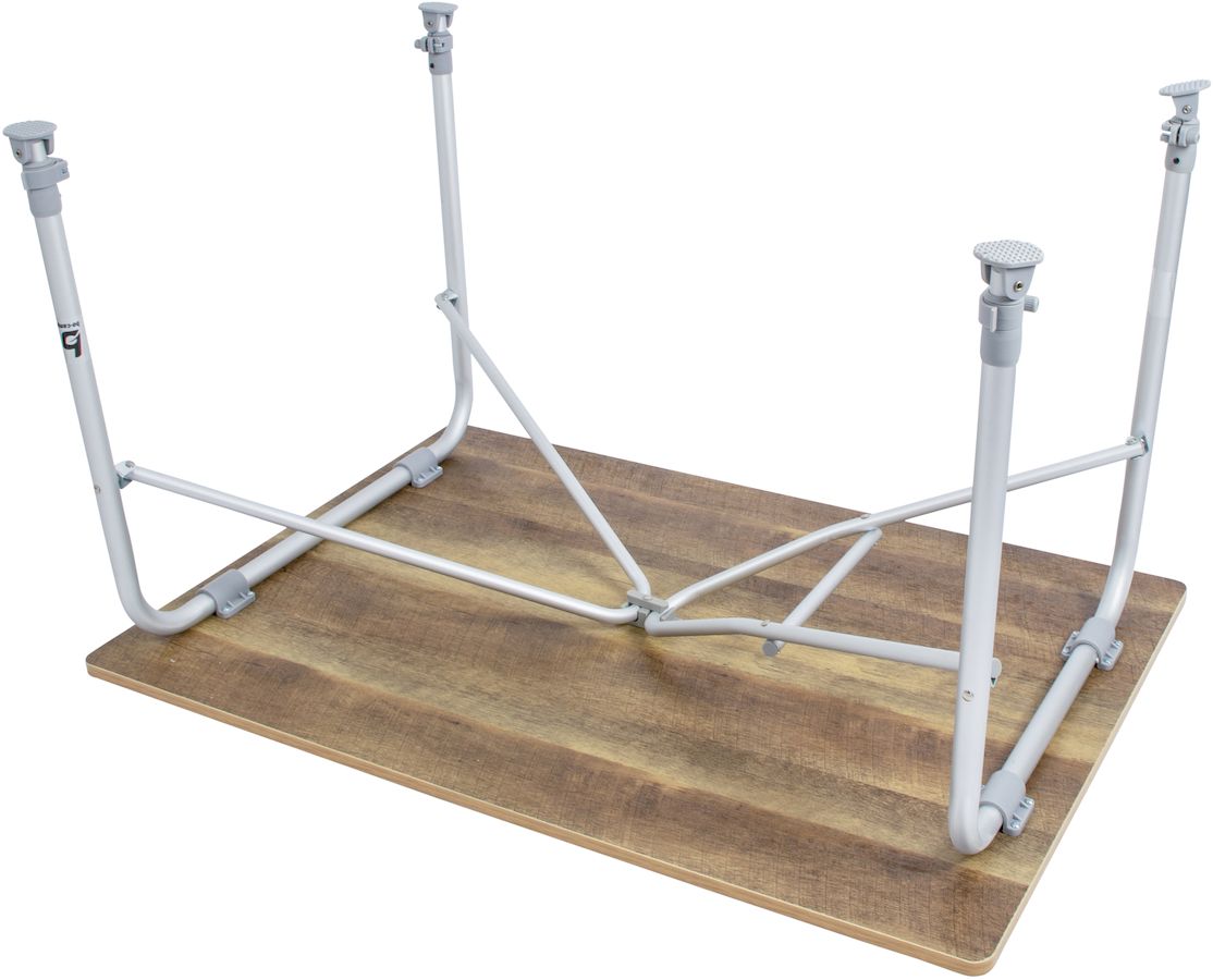 Bo-Camp Feather 100 x 68 cm campingtafel - Bruin