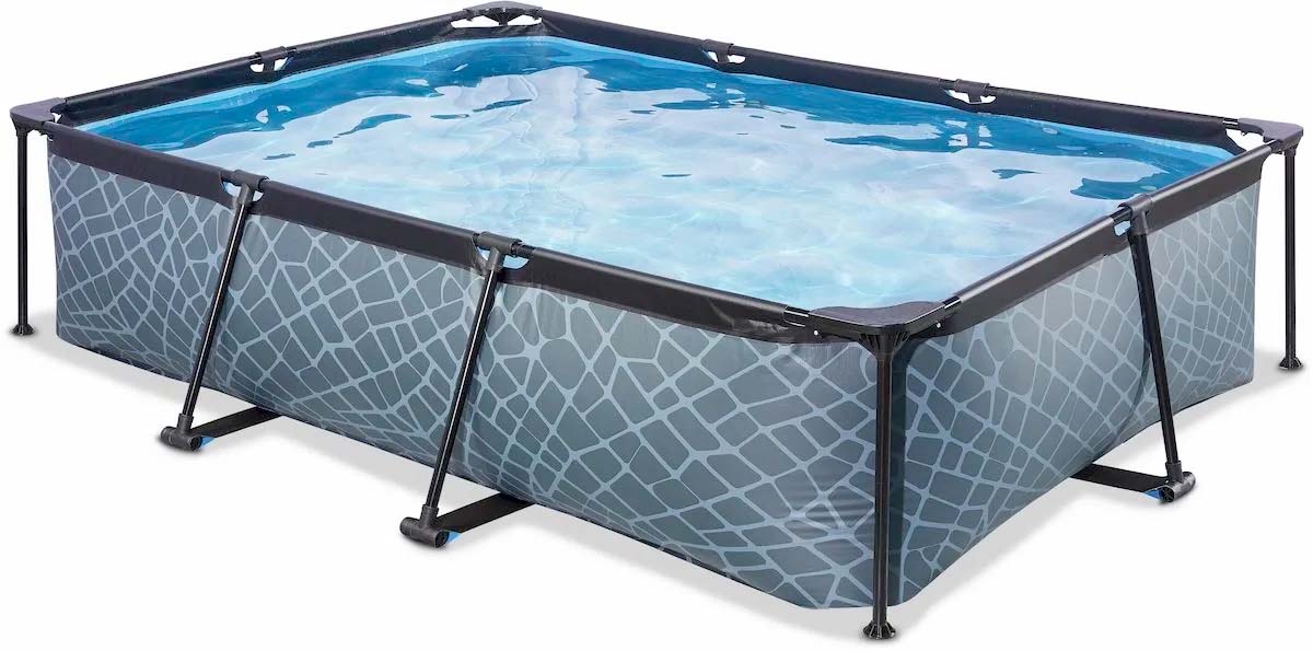 EXIT Stone zwembad - 300 x 200 x 65 cm - met filterpomp aanbieding