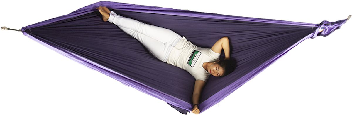 Ticket to the Moon hangmat 2 persoons Original Double - Navy Blue/Purple