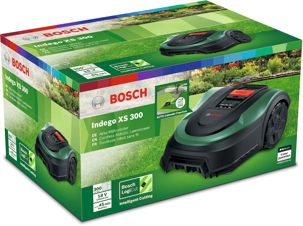 Bosch Indego XS 300 robotmaaier verpakking