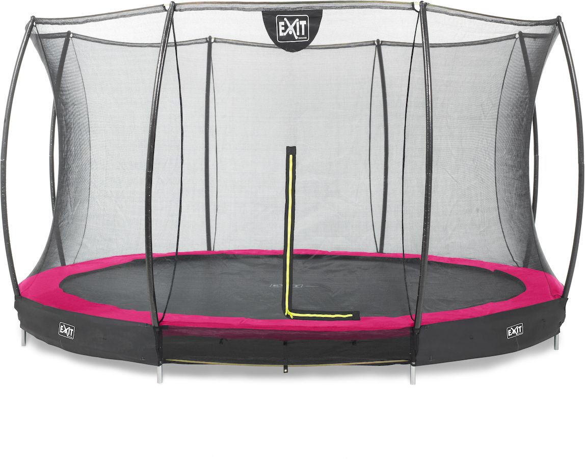 Exit Silhouette InGround trampoline met net - Ø 366 cm - Roze