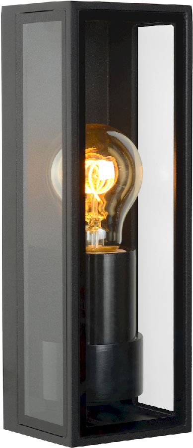 Lucide Dukan E27 wandlamp Zwart