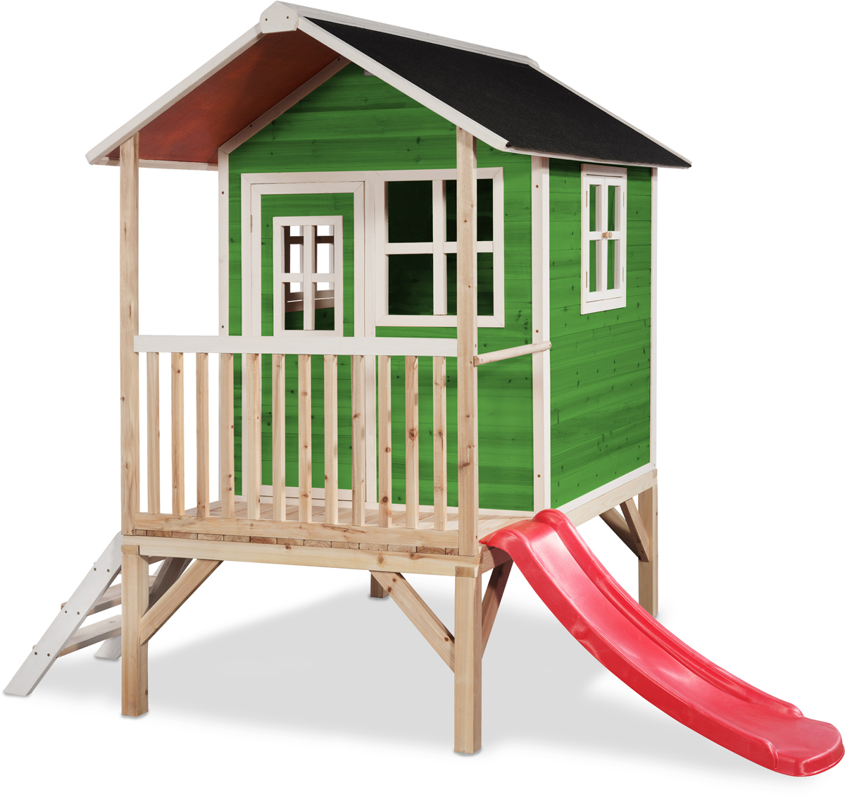 EXIT Loft 300 houten speelhuis - Groen