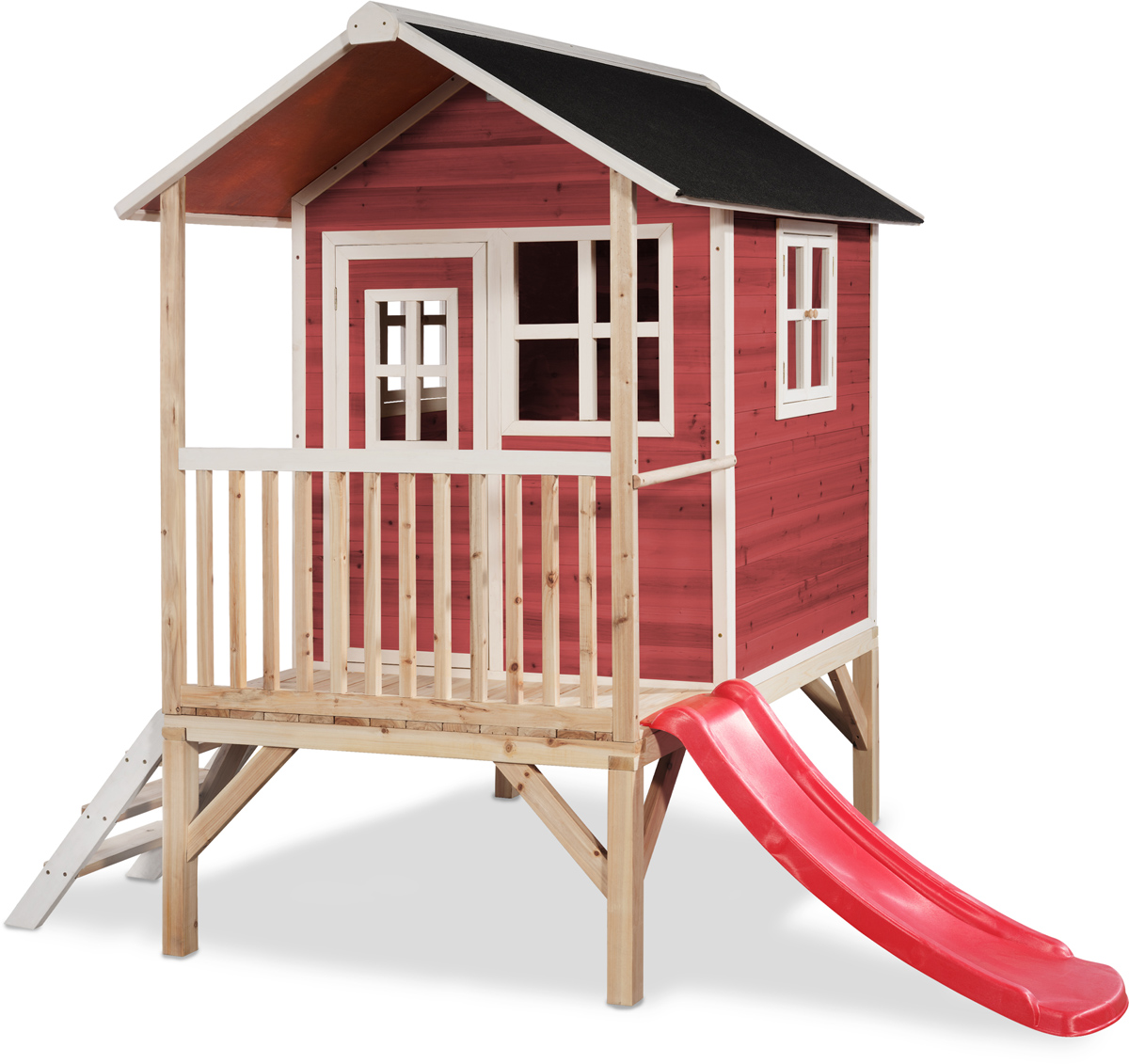 EXIT Loft 300 houten speelhuis - Rood