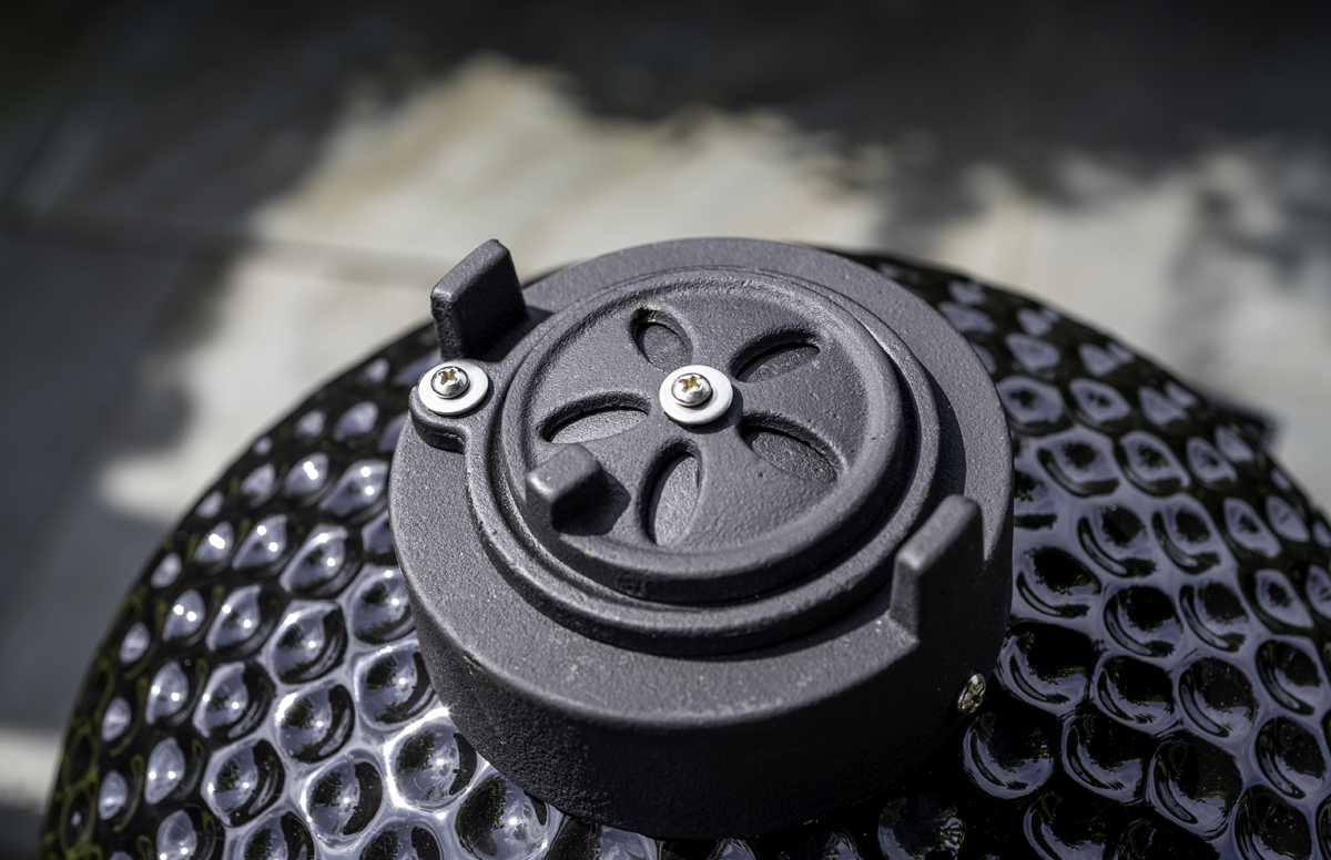 Kamado barbecue 13 inch ventilatie bovenzijde  
