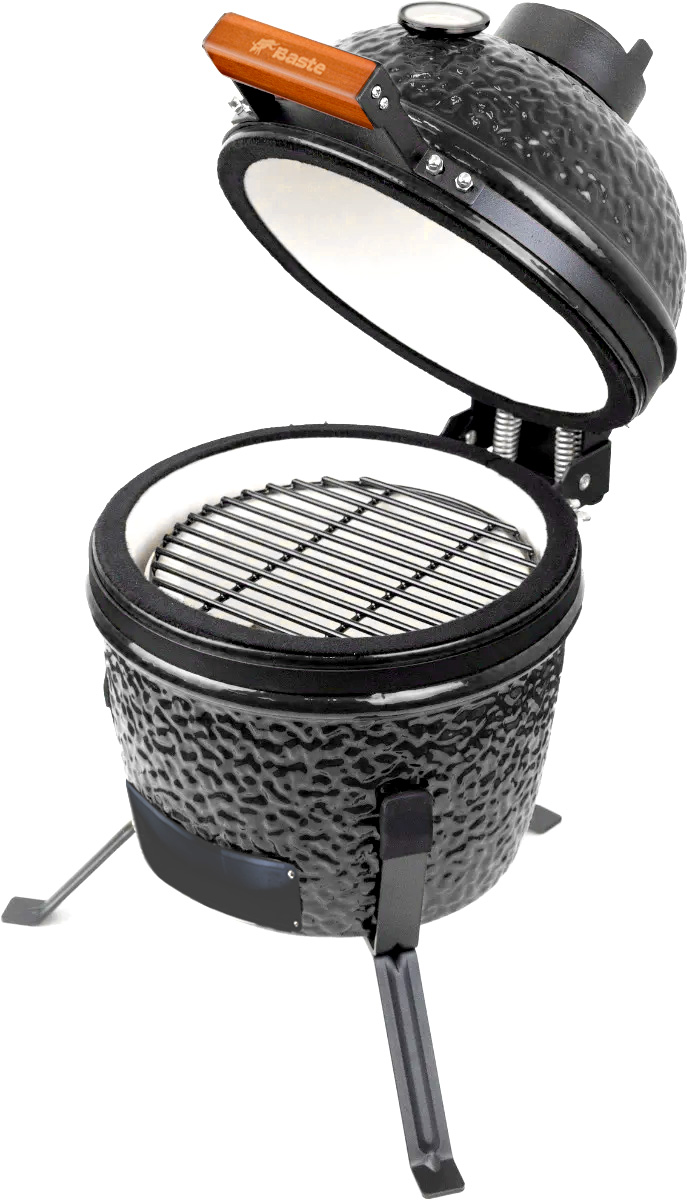 BASTE kamado bbq mini - 13 inch - Zwart
