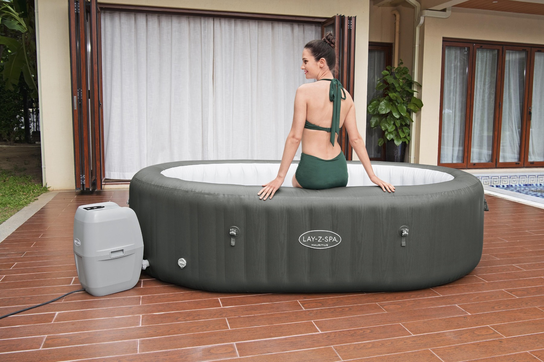 Lay-Z Spa Mauritius AirJet opblaasbare spa - 7 persoons