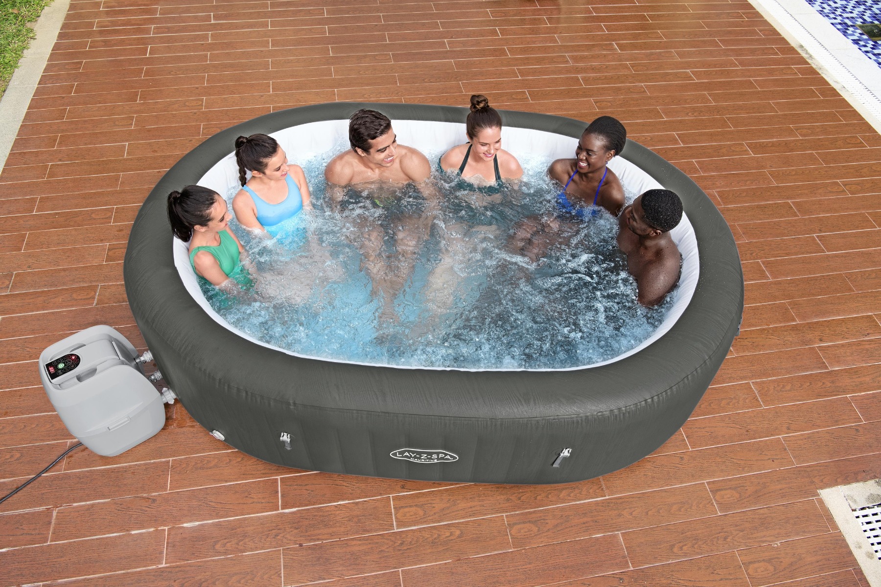 Lay-Z Spa Mauritius AirJet opblaasbare spa - 7 persoons