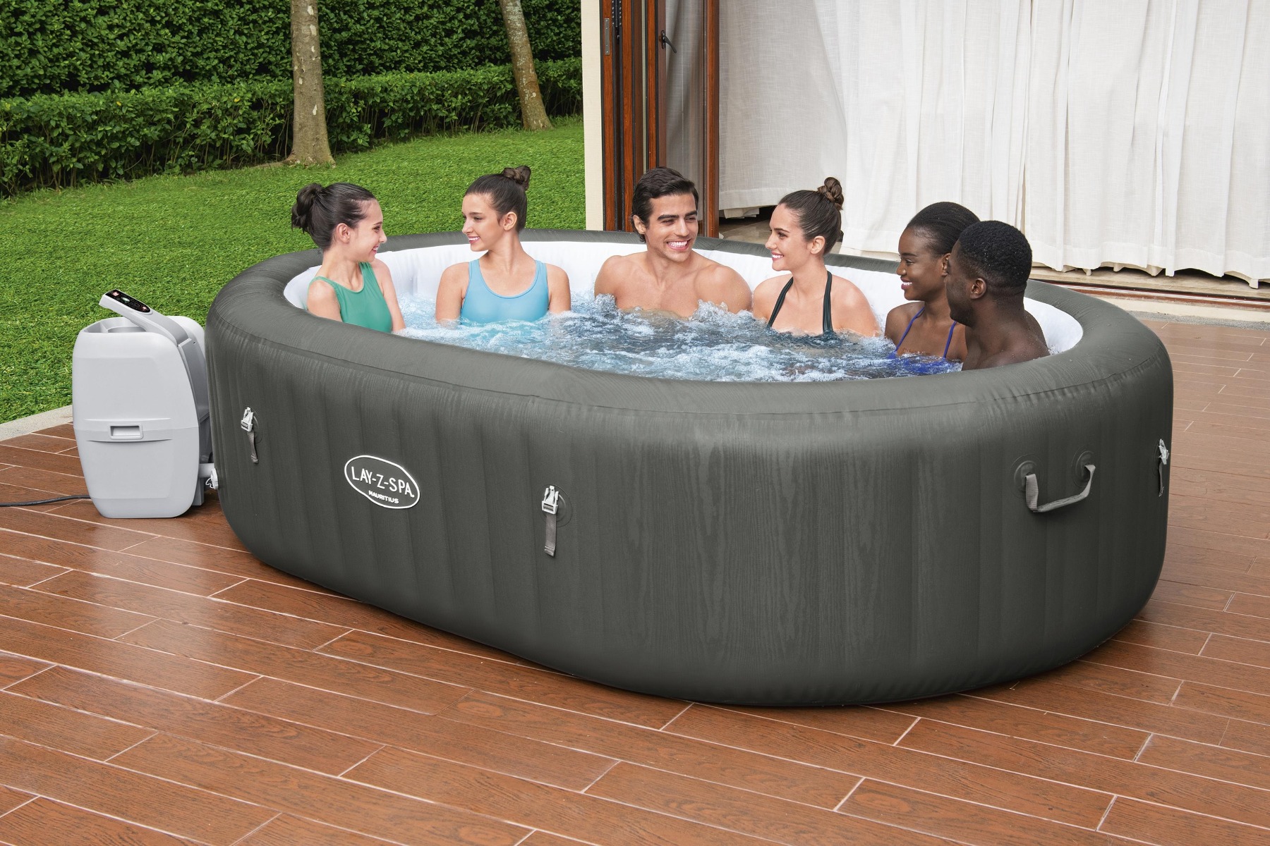 Lay-Z Spa Mauritius AirJet opblaasbare spa - 7 persoons