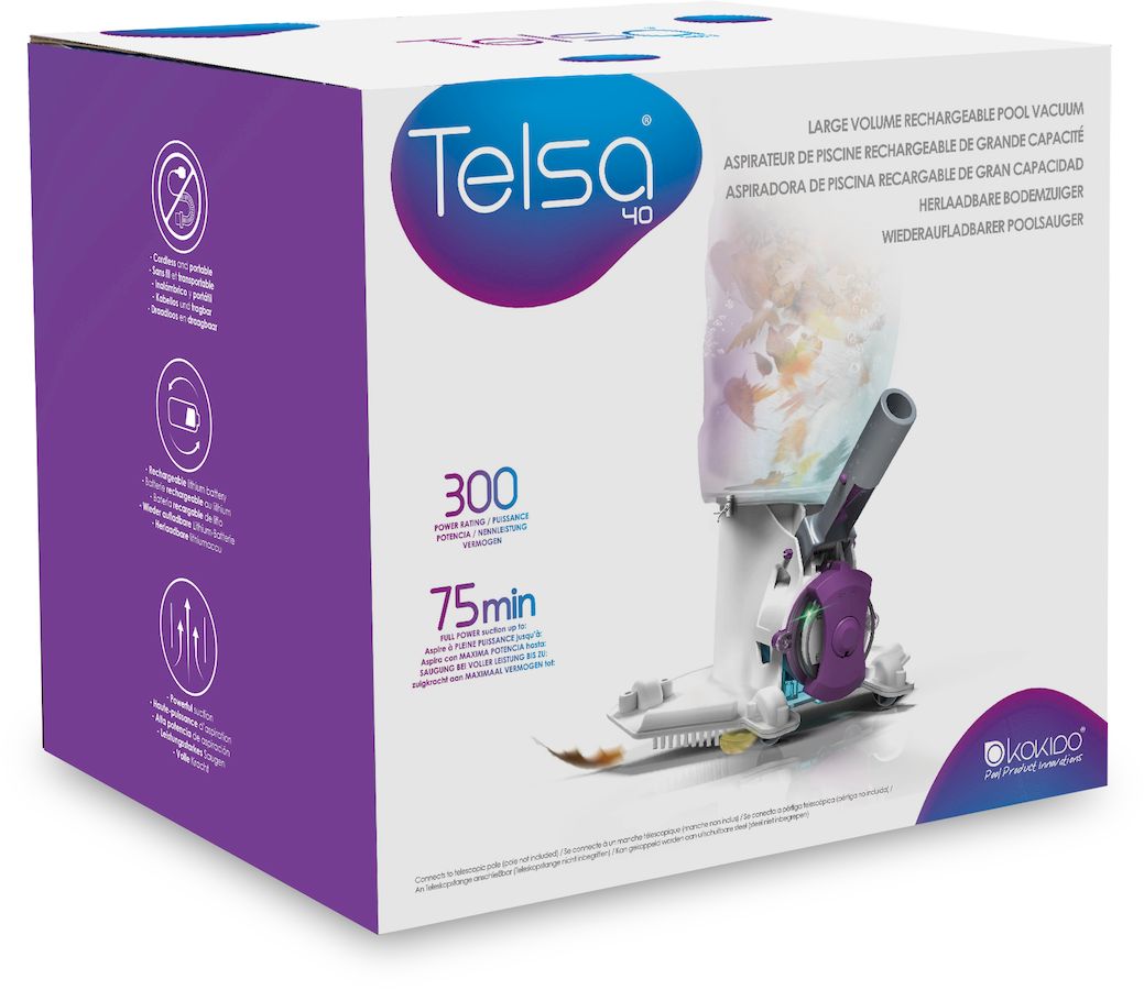 Kokido Telsa 40 spa- en zwembadstofzuiger - verpakking