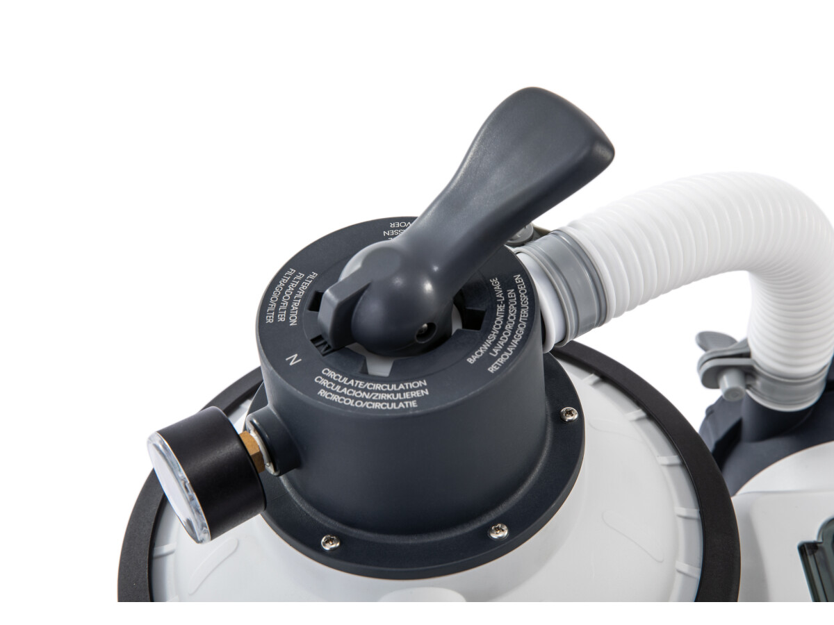 Intex zandfilterpomp 2 m³/h - 4-weg kraan