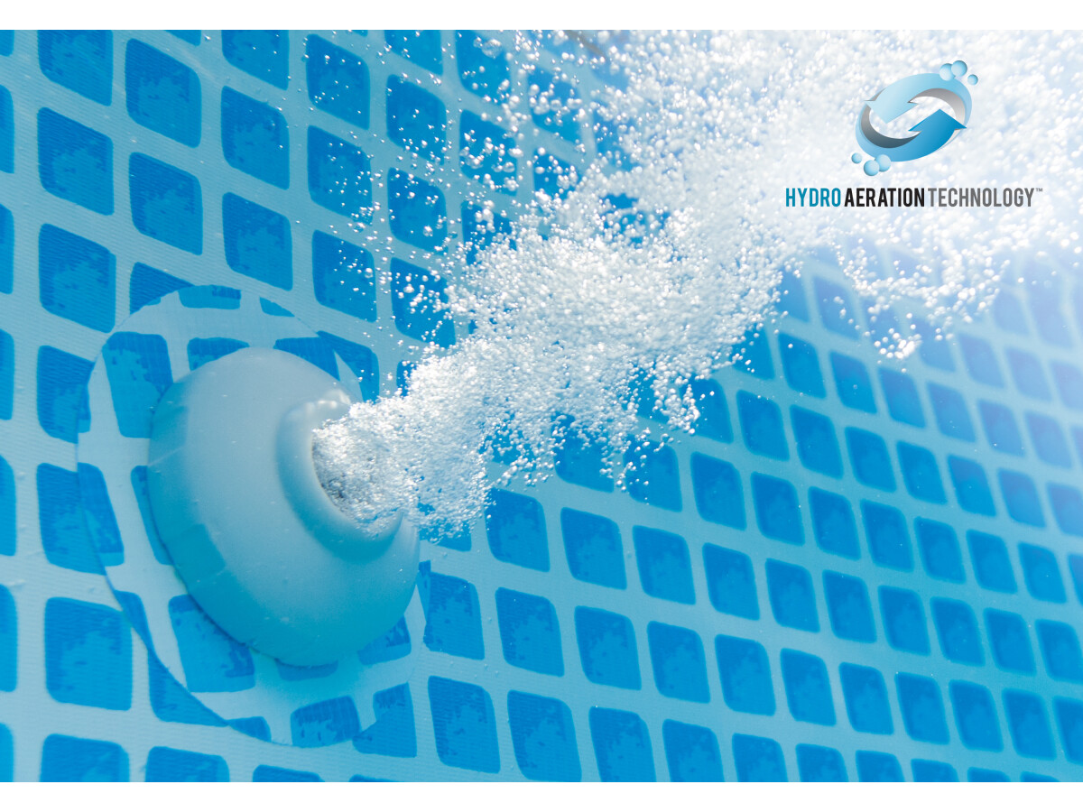 Intex zandfilterpomp 2 m³/h - hydro aeration technology