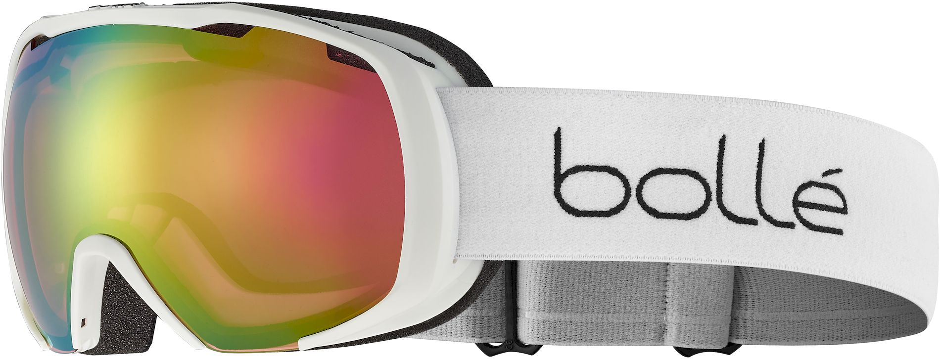 Bollé Junior Royal skibril - Mat Wit - Roze lens