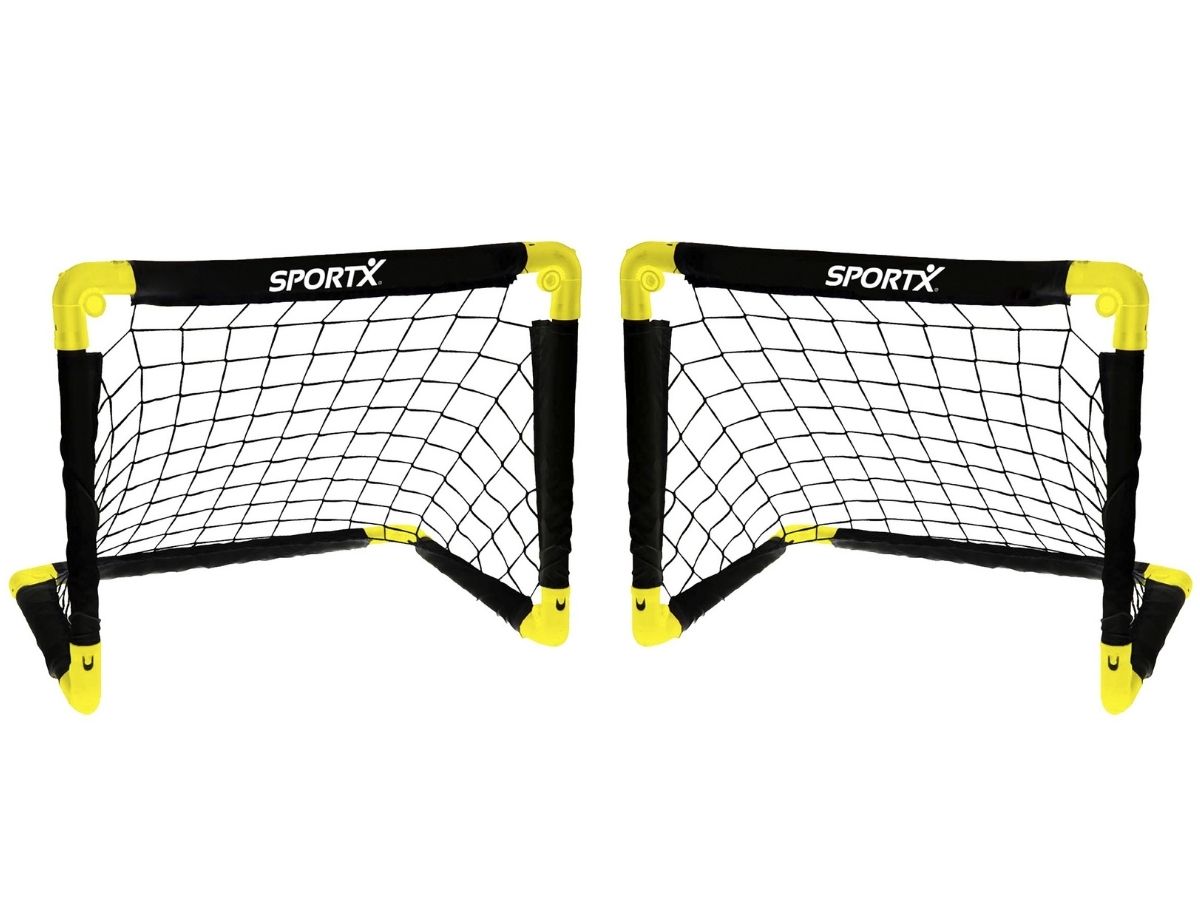 SportX Voetbaldoel set 2 goals - 55 x 44 cm