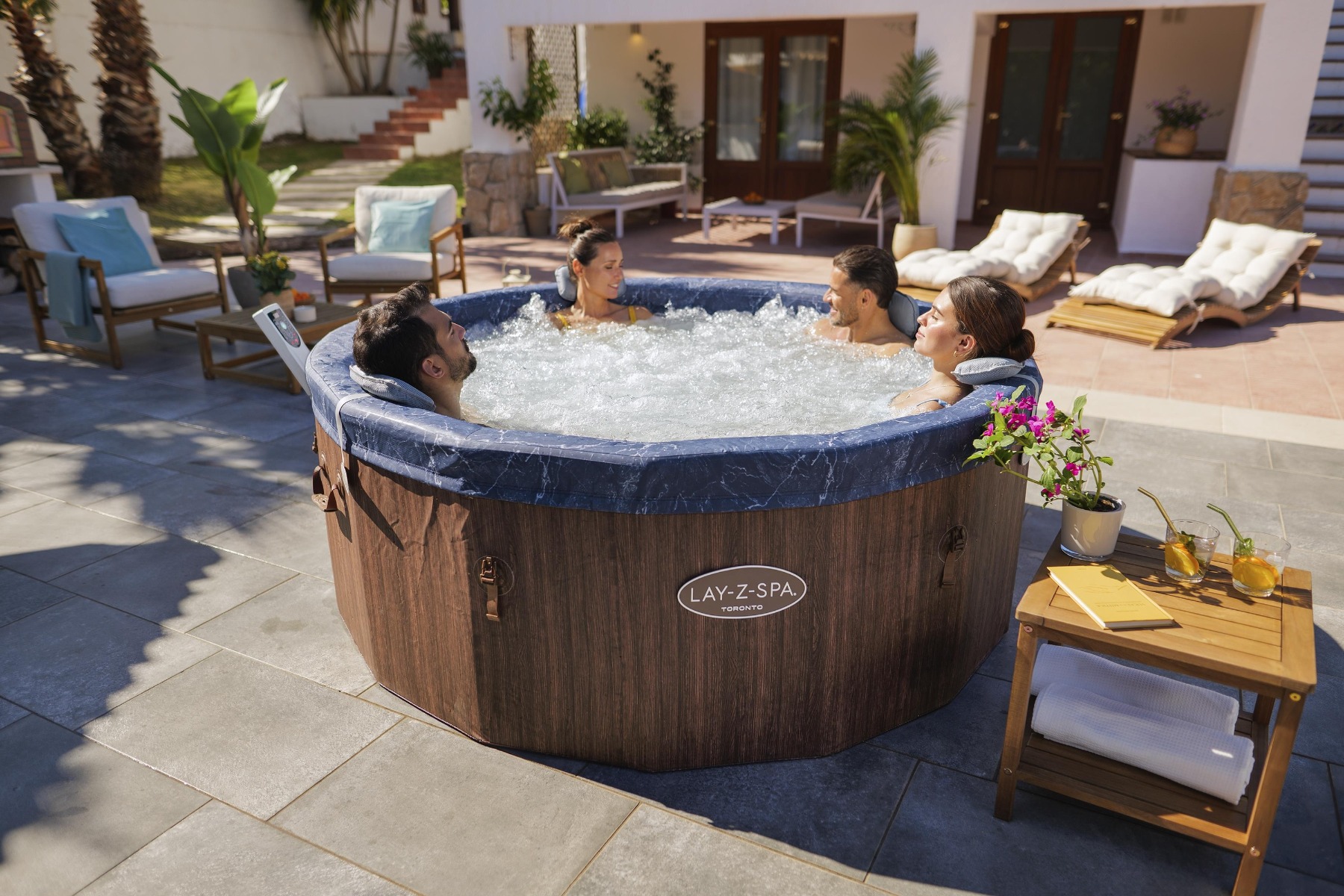 Lay-Z Spa Toronto AirJet opbouw spa - 7 persoons