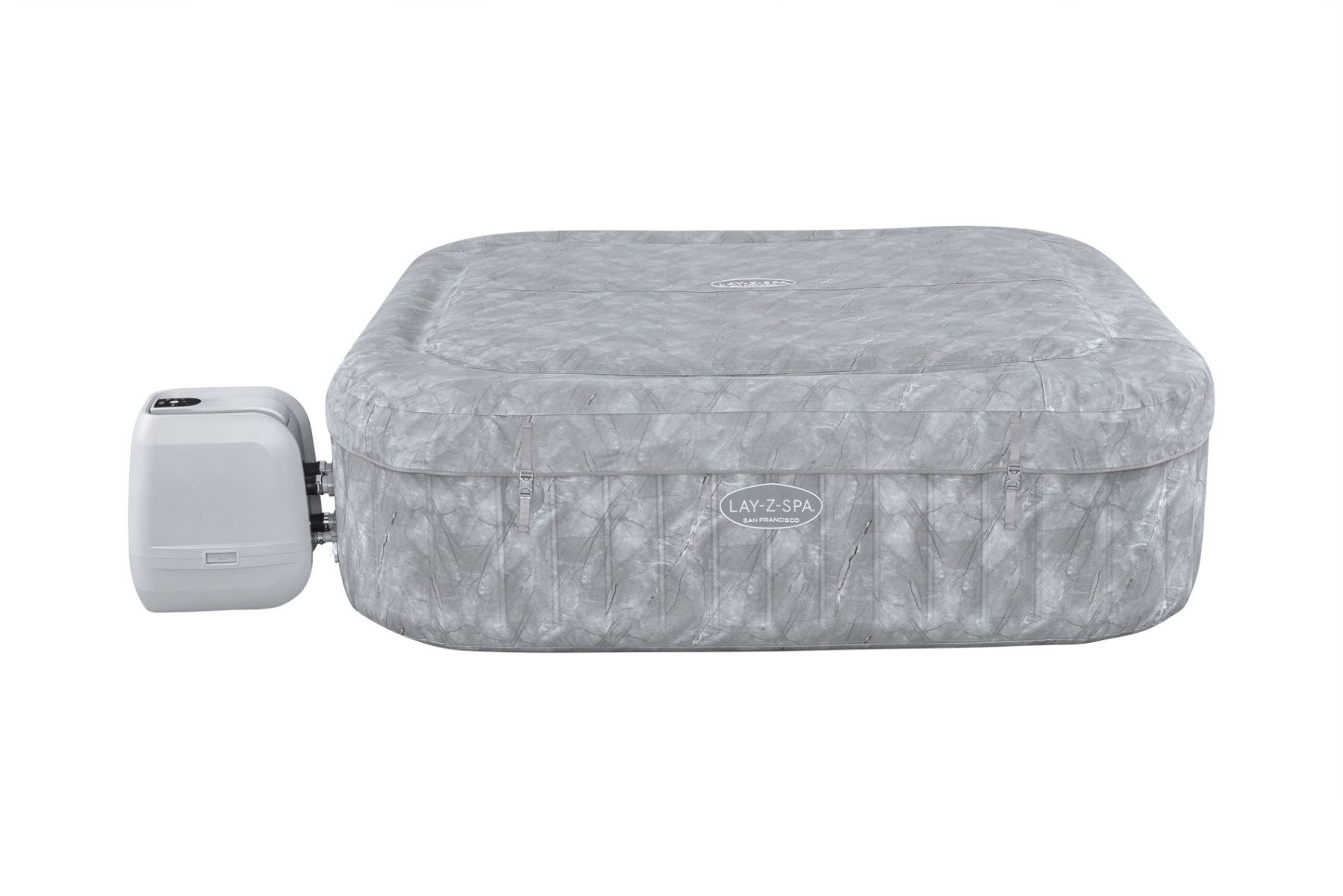 Lay-Z Spa San Francisco Hydrojet opblaasbare spa - 7 persoons afdekzeil