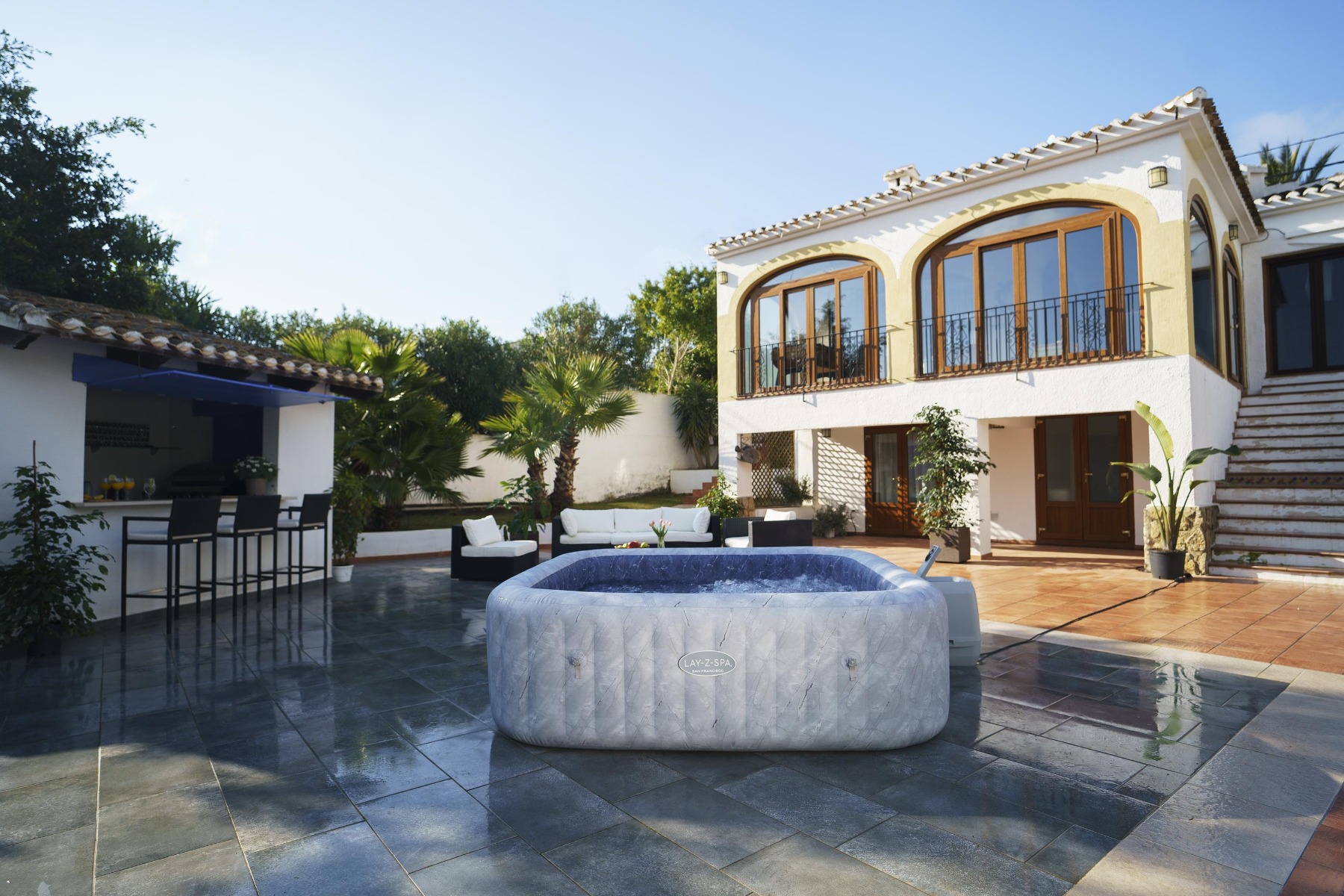Lay-Z Spa San Francisco EnergySense Hydrojet Pro opblaasbare spa - 7 persoons