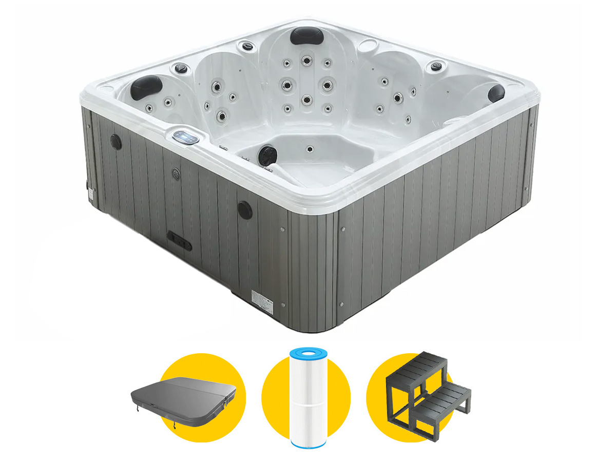 W'eau Lagune spa - 6 persoons
