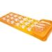 Intex 18-Pocket luchtbed met kijkraampje - Oranje