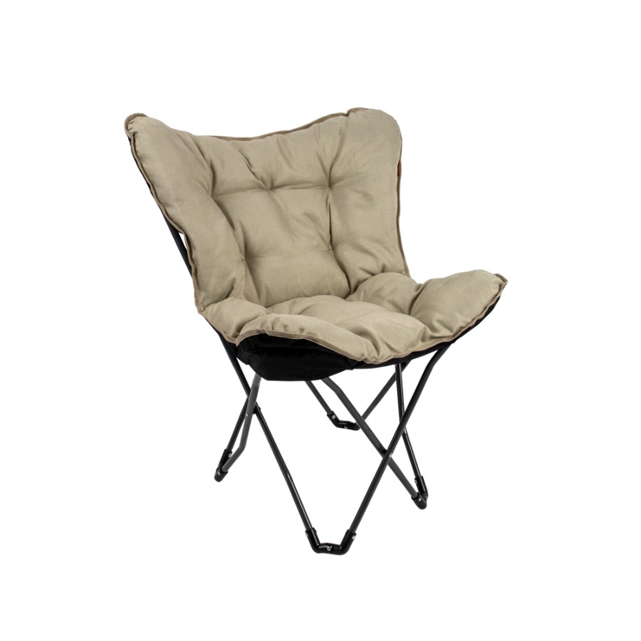 Bo-Camp - Urban Outdoor collection - Vlinderstoel - Redbrigde - L - Oxford polyester - Beige