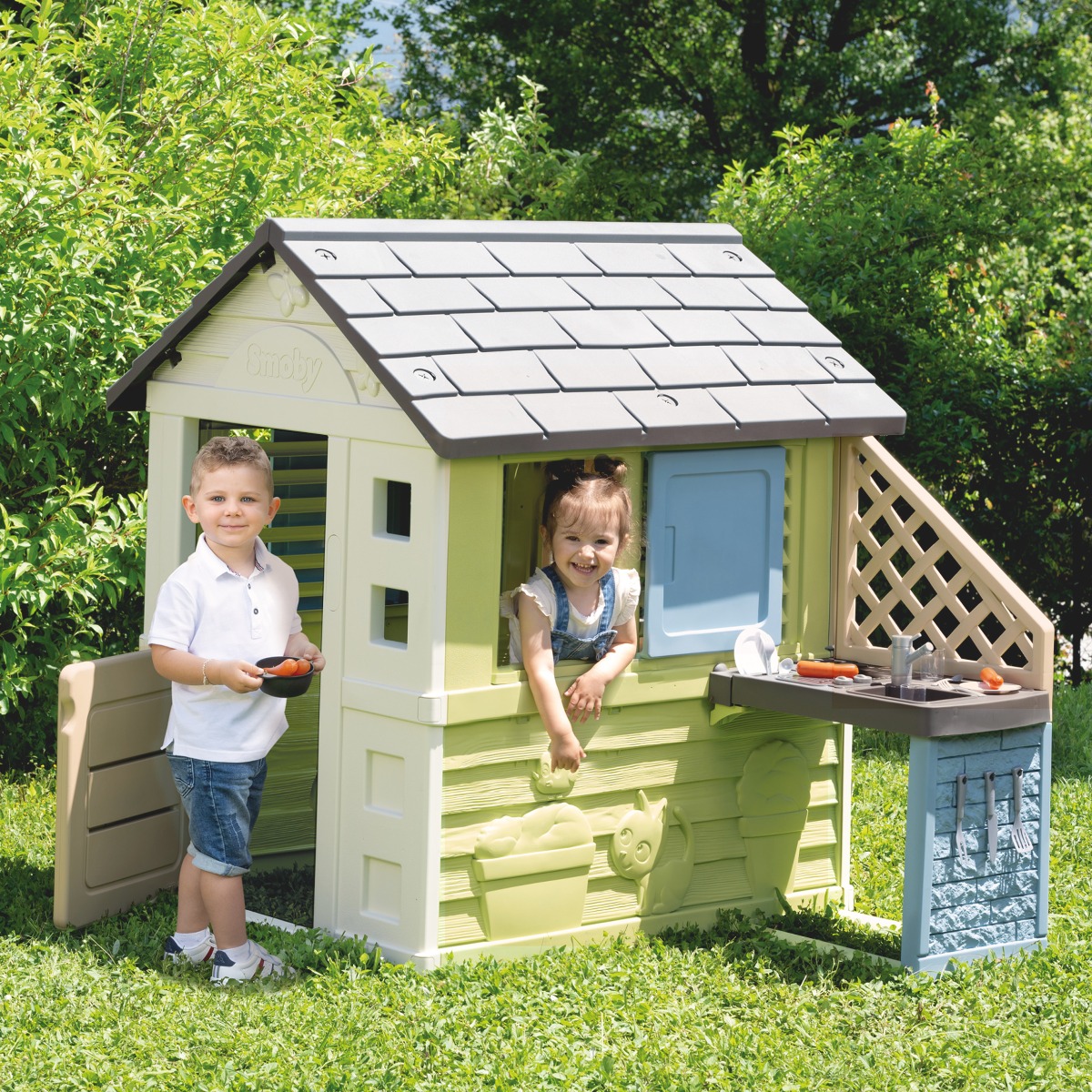 Smoby Pretty speelhuis met keuken