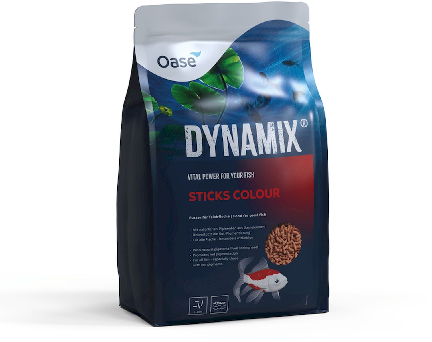 Oase Dynamix Sticks Colour visvoer 8 liter
